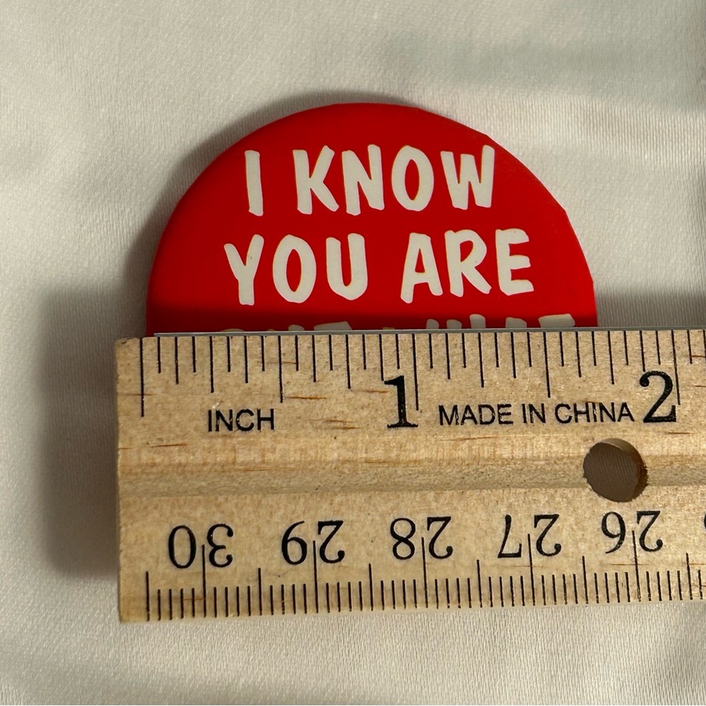 80s Pee Wee Herman bike movie postcard quote pin I know you are but what am I - Picture 5 of 16